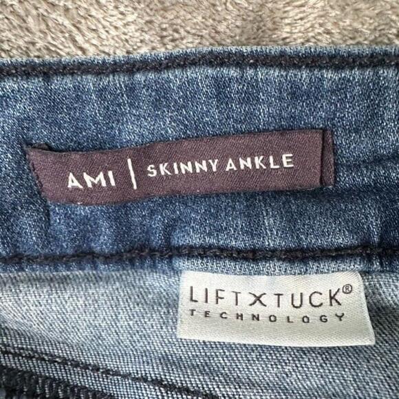 NYDJ Jeans Womens 8 LiftxTuck Technology Frayed Hem Ami Skinny Ankle Denim - Picture 8 of 10